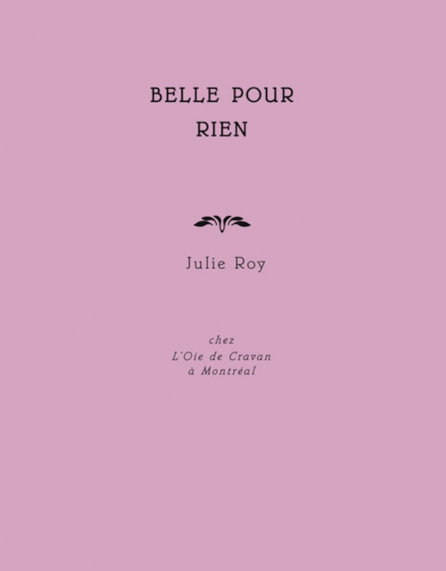 Belle pour rien
